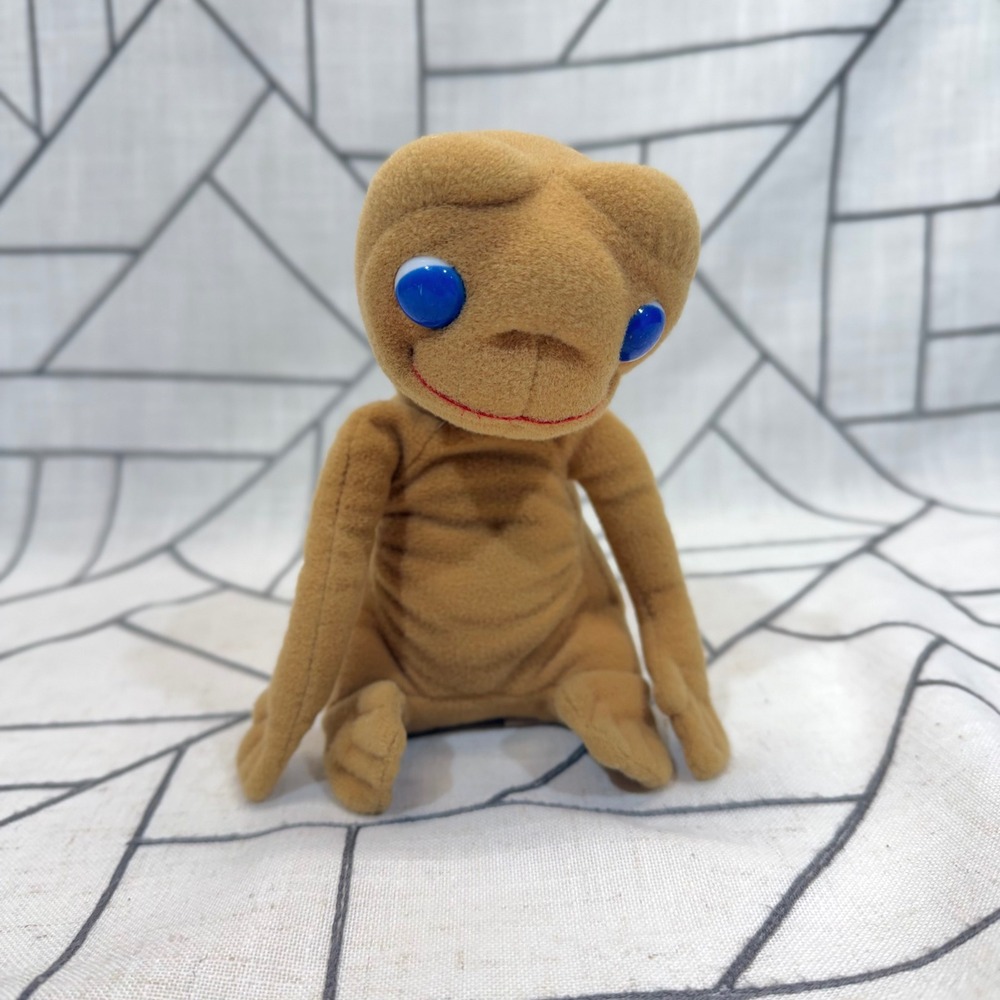 Kamar E.T. The Extra-Terrestrial Plush 7" Brown Vintage 1982 Movie Toy